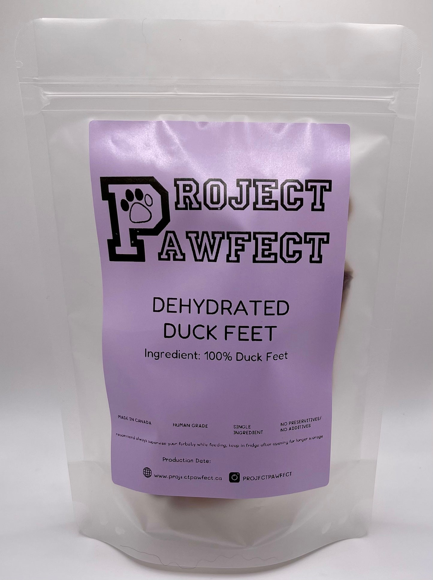 Dehydrated Duck Feet